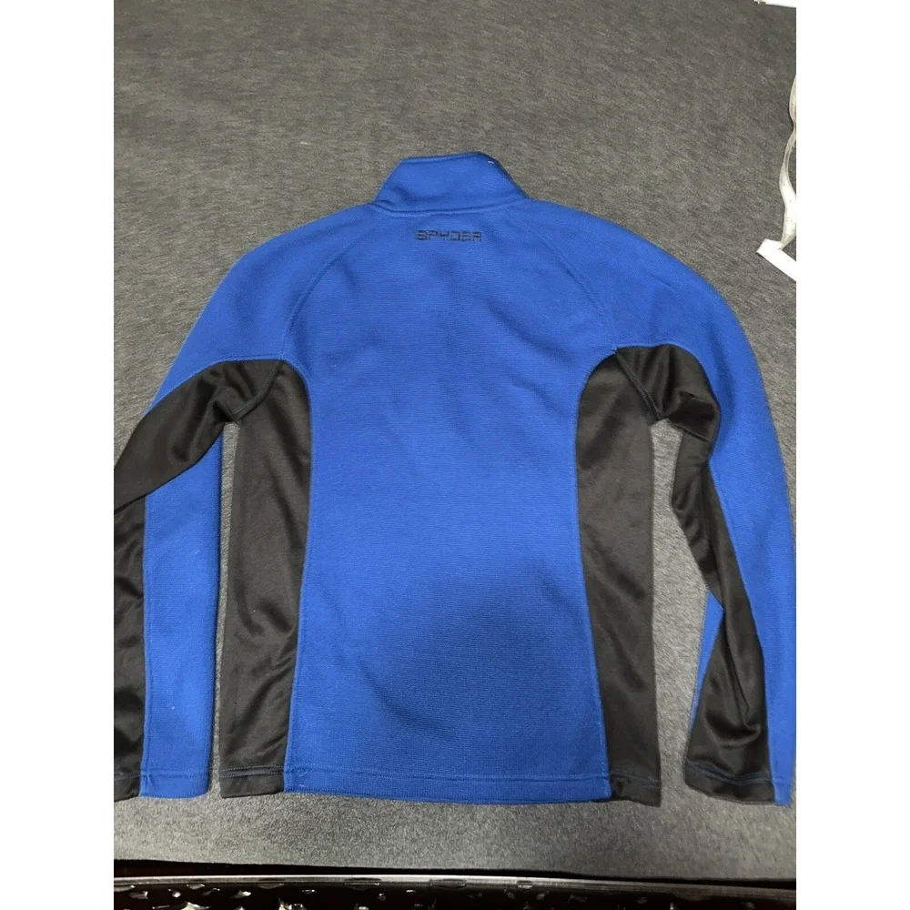 Spyder 1/4 Quarter Zip Pulloevr Sweater mens s  Outbound Jacket ,‎ Blue/